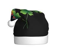 YYHHAOFA Chapeau de Noël à double motif trèfle arc-en-ciel pour adulte, ce qui en fait un cadeau amusant et durable pour homme et femme