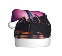 YYHHAOFA Chapeau de Noël à motif ciel nocturne de New York pour adulte, ce qui en fait un cadeau amusant et durable pour homme et femme
