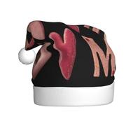 YYHHAOFA Chapeau de Noël à motif de lettres d'amour pour adulte, ce qui en fait un cadeau amusant et durable pour homme et femme