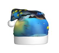 YYHHAOFA Chapeau de Noël à motif de monde merveilleux pour adulte, ce qui en fait un cadeau amusant et durable pour homme et femme