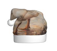 YYHHAOFA Chapeau de Noël à motif d'oie blanche et de papillon pour adulte, ce qui en fait un cadeau amusant et durable pour homme et femme