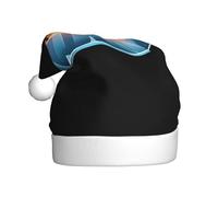 YYHHAOFA Chapeau de Noël à motif iceberg brûlant pour adulte, ce qui en fait un cadeau amusant et durable pour homme et femme