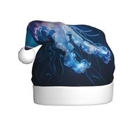 YYHHAOFA Chapeau de Noël à motif méduse pour adulte, ce qui en fait un cadeau amusant et durable pour homme et femme