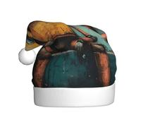 YYHHAOFA Chapeau de Noël à motif robot solitaire pour adulte, ce qui en fait un cadeau amusant et durable pour homme et femme