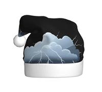 YYHHAOFA Chapeau de Noël avec image de tonnerre et de foudre pour adulte pour homme et femme Vêtements bandeau pour les occasions festives