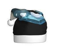 YYHHAOFA Chapeau de Noël avec image ours polaire sur glace pour adulte pour hommes et femmes vêtements bandeau pour les occasions festives
