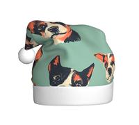 YYHHAOFA Chapeau de Noël avec motif avatars d'animaux pour adulte, ce qui en fait un cadeau amusant et durable pour homme et femme