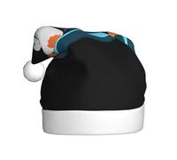 YYHHAOFA Chapeau de Noël avec motif petit pingouin sur le toboggan pour adulte, ce qui en fait un cadeau amusant et durable pour homme et femme