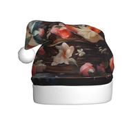 YYHHAOFA Chapeau de Noël avec motif petit poisson dans le panier de fleurs pour adulte, ce qui en fait un cadeau amusant et durable pour homme et femme