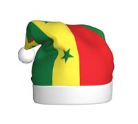 YYHHAOFA Chapeau de Noël imprimé drapeau du Sénégal pour adulte bord doux et moelleux, léger et confortable