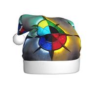YYHHAOFA Chapeau de Noël imprimé Shine in all directions pour adulte, bord doux et moelleux, léger et confortable