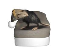 YYHHAOFA Chapeau de Noël imprimé The Mouse with the cheese pour adulte, bord doux et moelleux, léger et confortable