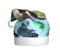 YYHHAOFA Chapeau de Noël motif bêtes de guérison pour adulte Halloween fête