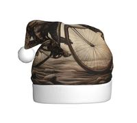 YYHHAOFA Chapeau de Noël motif pangolin sur un vélo pour adulte, ce qui en fait un cadeau amusant et durable pour homme et femme
