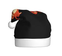 YYHHAOFA Chapeau de Noël super mignon avec image d'ours tomate pour adultes pour hommes et femmes vêtements bandeau pour les occasions festives