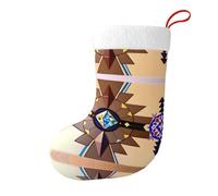 YYHHAOFA Chaussettes décoratives de Noël avec motif graphique des peuples autochtones. Ajoutez une touche festive à Halloween, Noël