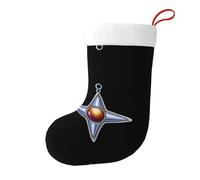 YYHHAOFA Chaussettes décoratives de Noël avec pendentif en forme de croix et étoile pour ajouter une touche festive à Halloween, Noël