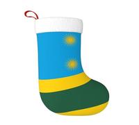 YYHHAOFA Chaussettes décoratives de Noël douces motif drapeau du Rwanda légères, avec une bonne sensation tactile pour Halloween, Noël et Nouvel An