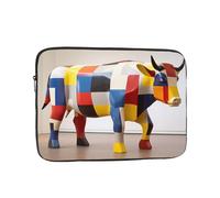 YYHHAOFA Cool Bull Riding Picture Housse de protection pour ordinateur portable - Housse antichoc pour ordinateur portable 10" pour homme et femme, voyage d'affaires, bureau quotidien