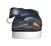 YYHHAOFA Cool Future City Picture Chapeau de Noël pour adulte pour homme et femme Vêtements Bandeau pour les occasions festives