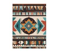 YYHHAOFA Couverture à motifs amérindiens de qualité pour garder au chaud 203,2 x 152,4 cm Jeté de lit léger chaud durable Convient pour lit canapé