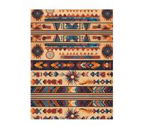 YYHHAOFA Couverture de qualité pour garder au chaud avec motifs amérindiens - 203,2 x 152,4 cm - Légère, chaude et durable - Convient pour lit et canapé