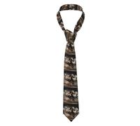 YYHHAOFA Cravate pour homme de style classique Running of the Horses Picture - Convient pour les vacances et le travail