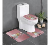 YYHHAOFA Cute Mixer Picture Lot de 3 tapis de salle de bain antidérapants pour toilettes, coiffeuse et toilettes