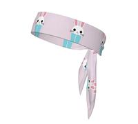 YYHHAOFA de sport Head Tie YYHHAOFA Cute Cup Bunny Picture Quick Dry Moisture Wicking, Bandeau athlétique multifonctionnel pour homme et femme