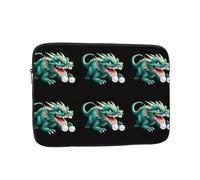 YYHHAOFA Dragon Spits Pearls Picture Housse de protection résistante aux chocs pour ordinateur portable de 17" pour homme et femme, voyage d'affaires, bureau quotidien
