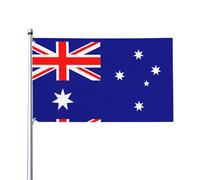 YYHHAOFA Drapeau australien imprimé de 0,9 x 1,5 m - Bannières de jardin en polyester de haute qualité, couleurs vives, séchage rapide et installation facile pour terrasse, cour, fête