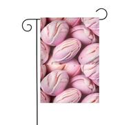 YYHHAOFA Drapeau de jardin en coton motif crème glacée 30,5 x 45,7 cm pour jardin, terrasse, balcon
