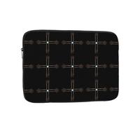 YYHHAOFA Eyes Behind The Cross Housse de protection pour ordinateur portable - Housse résistante aux chocs pour ordinateur portable de 13" pour homme et femme, voyage d'affaires, bureau quotidien
