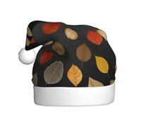 YYHHAOFA Falling Leaves in Autumn Picture Christmas Hat for Adult for Men and Women Clothing Headband for Festive Occasions