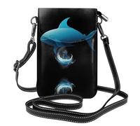 YYHHAOFA Fantasy Life In The Ocean Pattern Petit sac à bandoulière en cuir pour femme, imperméable et durable