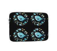 YYHHAOFA Fish in The Fragments Housse de protection pour ordinateur portable - Housse résistante aux chocs pour ordinateur portable de 10" pour homme et femme, voyage d'affaires, bureau quotidien