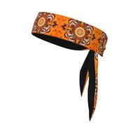 YYHHAOFA Foulard de sport avec motif arabe charmant - Absorbe la transpiration et respirant - Bandeau de mouvement - Double face
