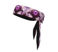 YYHHAOFA Foulard de sport imprimé œil géant mystérieux, absorbant la transpiration et respirant, bandeau de mouvement, foulard double face