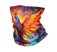 YYHHAOFA Foulard de sport multifonction imprimé phénix coloré respirant absorbant la transpiration pour homme et femme