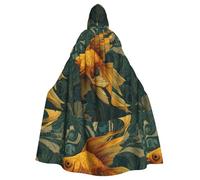 YYHHAOFA Goldfish In The Vortex Pattern Halloween Cape à capuche pour homme et femme