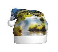 YYHHAOFA Grand teton National Park Picture Chapeau de Noël pour adulte pour homme et femme Vêtements bandeau pour les occasions festives