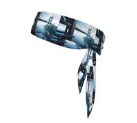 YYHHAOFA High Bridge Over The Sea Picture Quick Dry Moisture Wicking, Bandeau athlétique multifonction pour homme et femme