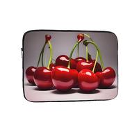 YYHHAOFA Housse antichoc pour ordinateur portable 12" - Pour voyage, bureau, usage quotidien - Pour homme et femme - Motif cerises du Chili