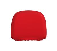YYHHAOFA Housse d'appui-tête de voiture avec imprimé rouge uni - 1 pièce douce et confortable - Accessoire de voiture élastique