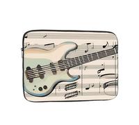 YYHHAOFA Housse de protection antichoc pour ordinateur portable - pour homme et femme, voyage d'affaires, école et bureau, guitare, basse, instruments de musique, Noir , 33 cm
