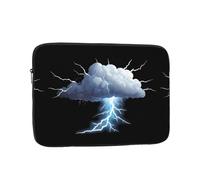 YYHHAOFA Housse de protection pour ordinateur portable 15" - Motif tonnerre et foudre assourdissant - Pour homme et femme - Pour voyage d'affaires, bureau et usage quotidien