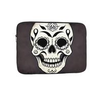 YYHHAOFA Housse de protection pour ordinateur portable de 12 pouces avec motif de crâne de sucre horreur - Pour homme et femme - Pour les voyages d'affaires, le bureau et le quotidien