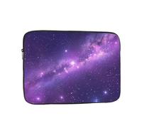 YYHHAOFA Housse de protection pour ordinateur portable de 13" - Motif River of Stars Violet - Pour homme et femme - Pour voyage d'affaires, bureau et quotidien