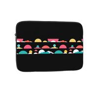 YYHHAOFA Housse pour ordinateur portable colorée avec image du monde humain - Housse résistante aux chocs pour ordinateur portable de 17 pouces pour homme et femme, voyage d'affaires, bureau quotidien