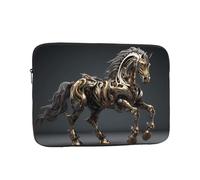 YYHHAOFA Housse pour ordinateur portable de 13" - Motif cheval - Résistante aux chocs - Pour homme et femme - Pour voyage d'affaires, bureau et quotidien